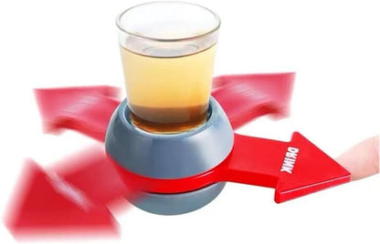 Fun Party Shot Glass Spinner Spin the Shot Drinking Game Set for Bar KTV