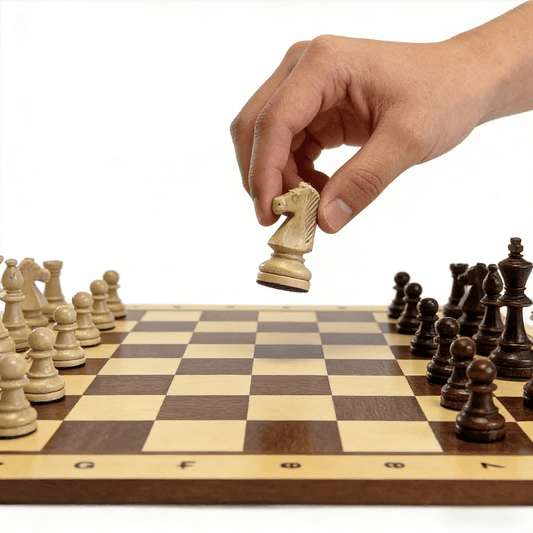 Customizable International Chess Wooden Chessboard-Durable Board Games Multiple Sizes ONLY BOARD in Multiple Sizes