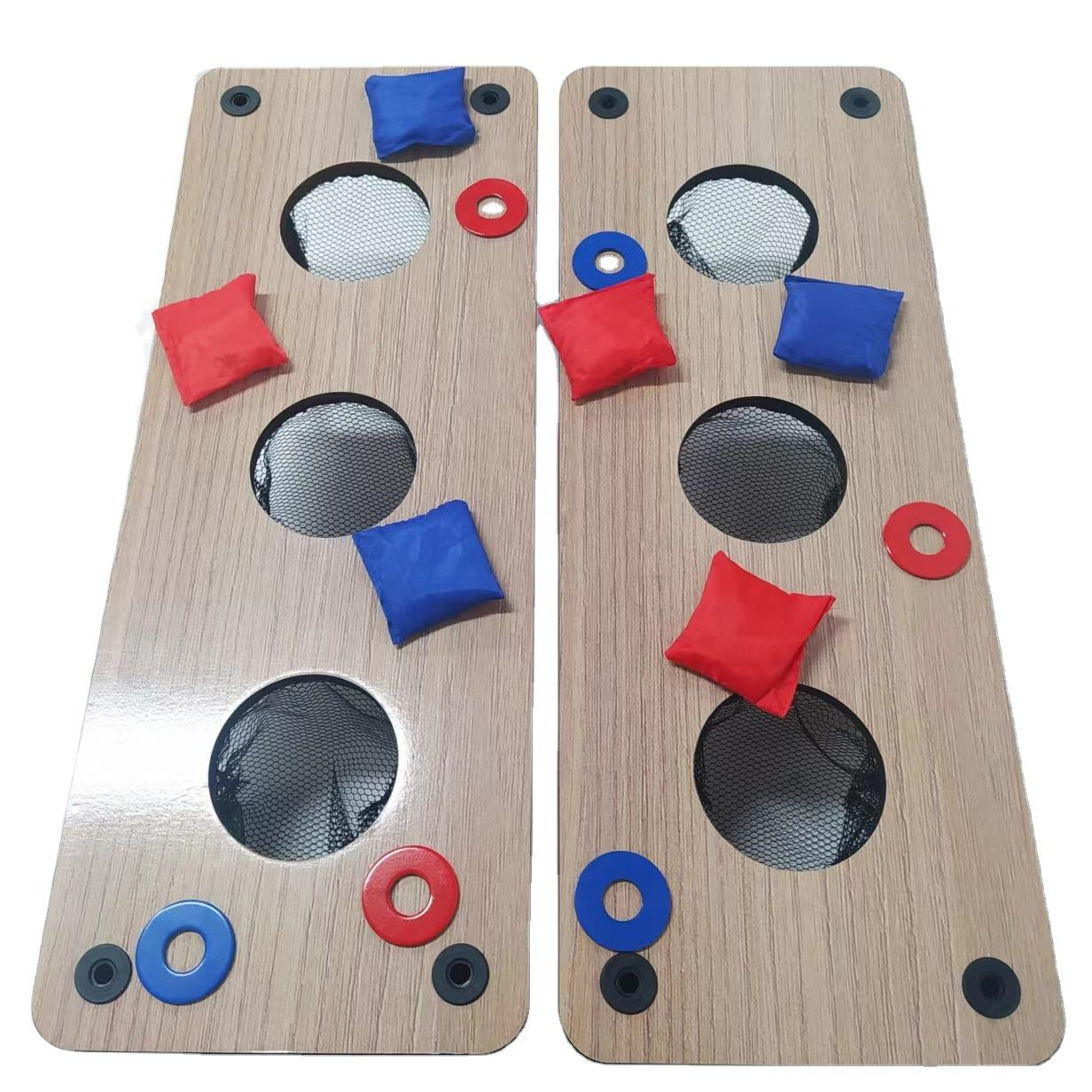 Board Bean Bag Wood Boards Toss Game for Family and Kids