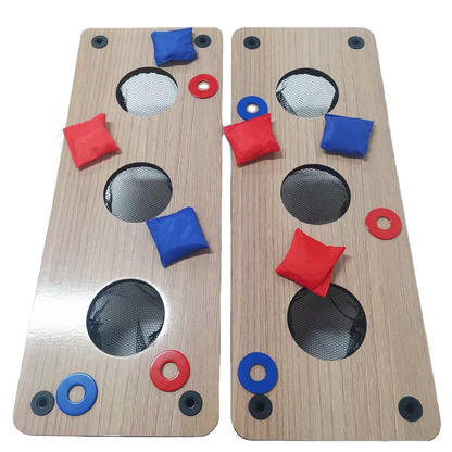 Board Bean Bag Wood Boards Toss Game for Family and Kids