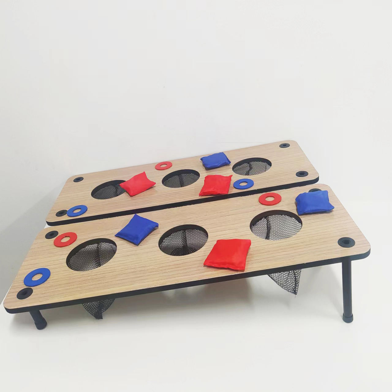 Board Bean Bag Wood Boards Toss Game for Family and Kids