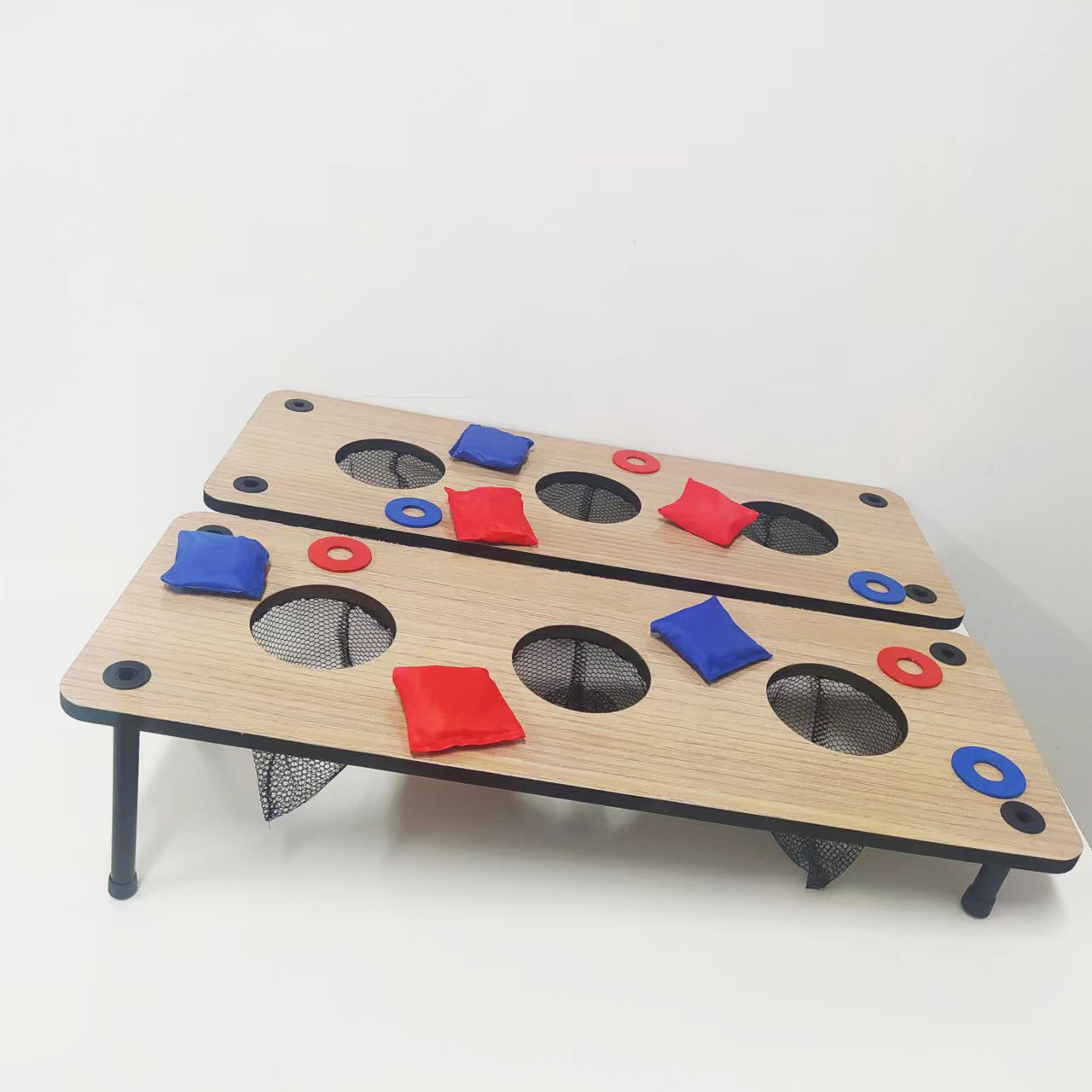 Board Bean Bag Wood Boards Toss Game for Family and Kids