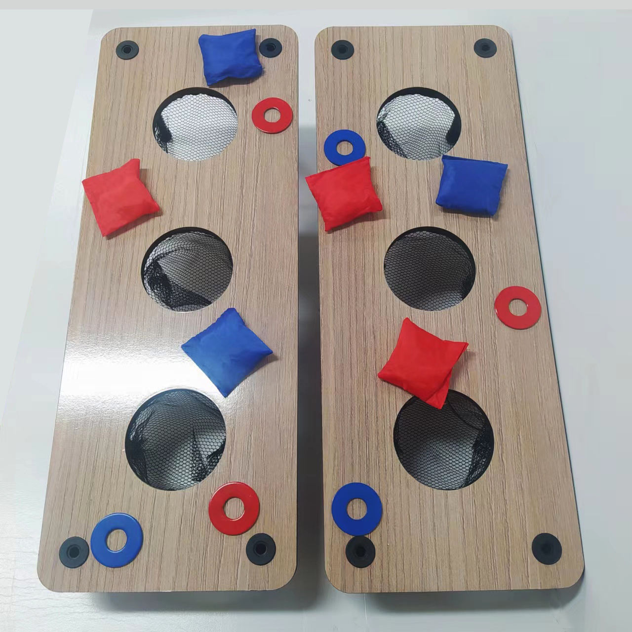 Board Bean Bag Wood Boards Toss Game for Family and Kids