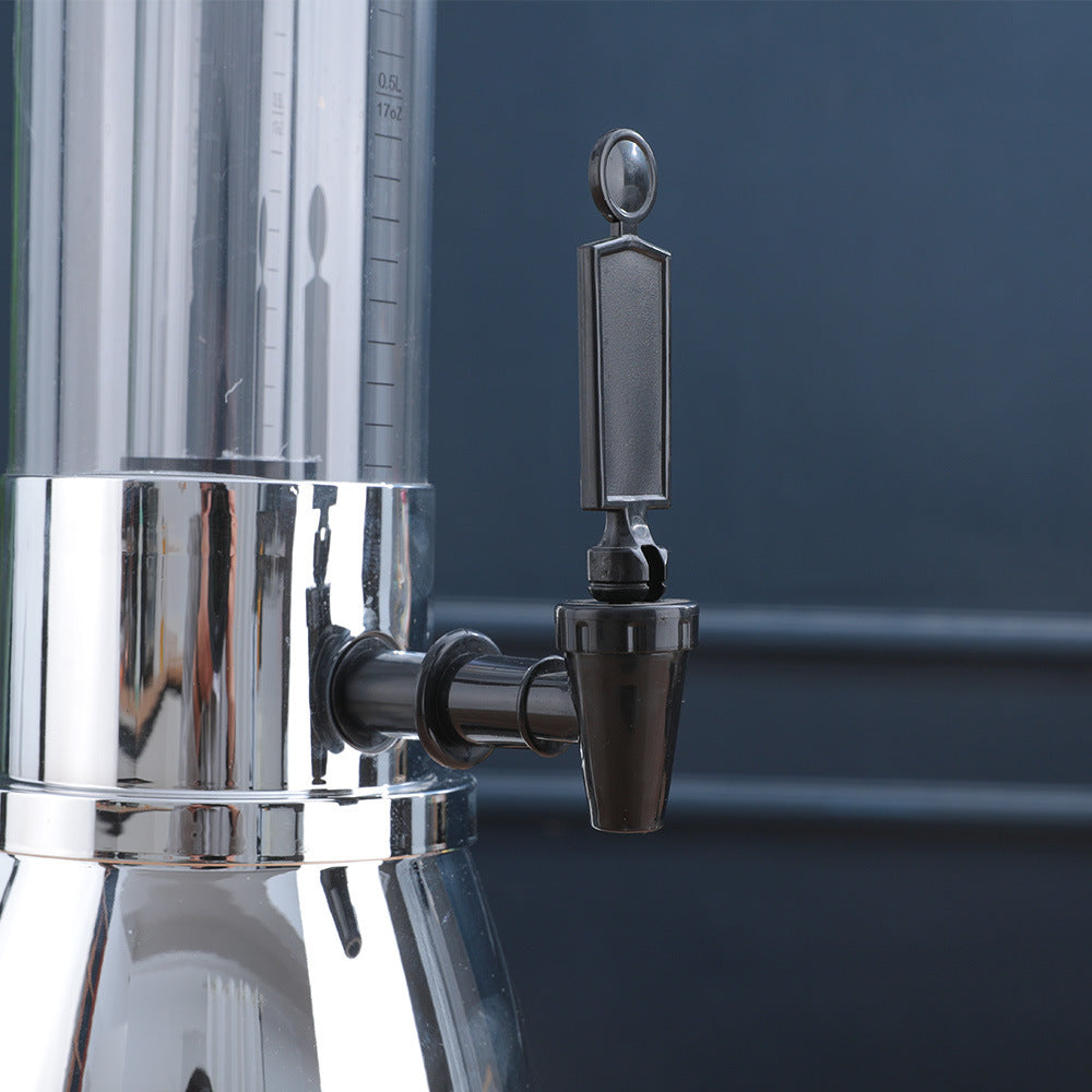 Beer Tower 3L/100oz - Beverage Dispenser with Spigot & Ice Tube, Margarita Tower, Mimosa Tower, Perfect Drink Dispensers for Parties, Drink Tower, Holds 6 Pints of Beer - Copper